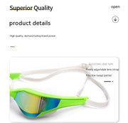 Racing HD Anti-fog Waterproof Swimming Glasses