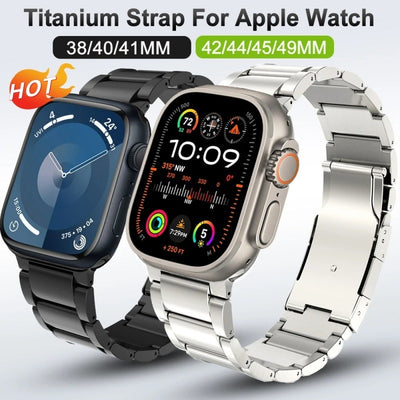 Applicable Watch Ultra 49mm Strap Titanium Alloy Watch Bracelet