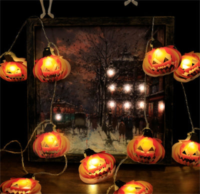 Halloween Battery Remote Control USB LED String Lights