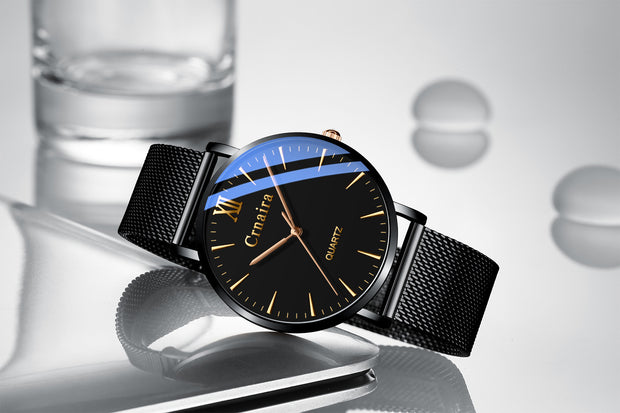 Men's Ultra-thin Multi-functional Waterproof Quartz Watch